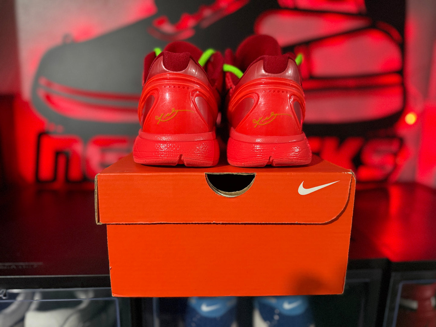 USED! Nike Kobe 6 Reverse Grinch