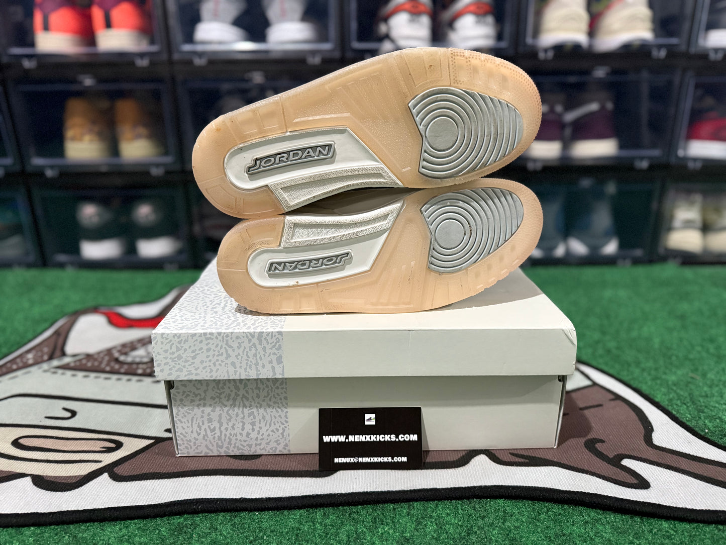(USED) Jordan 3 Retro Craft Ivory LIKE NEW!