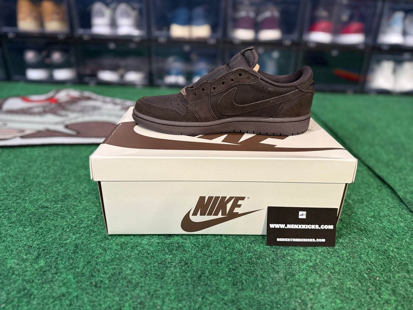 Jordan 1 Retro Low OG SP Travis Scott Velvet Brown