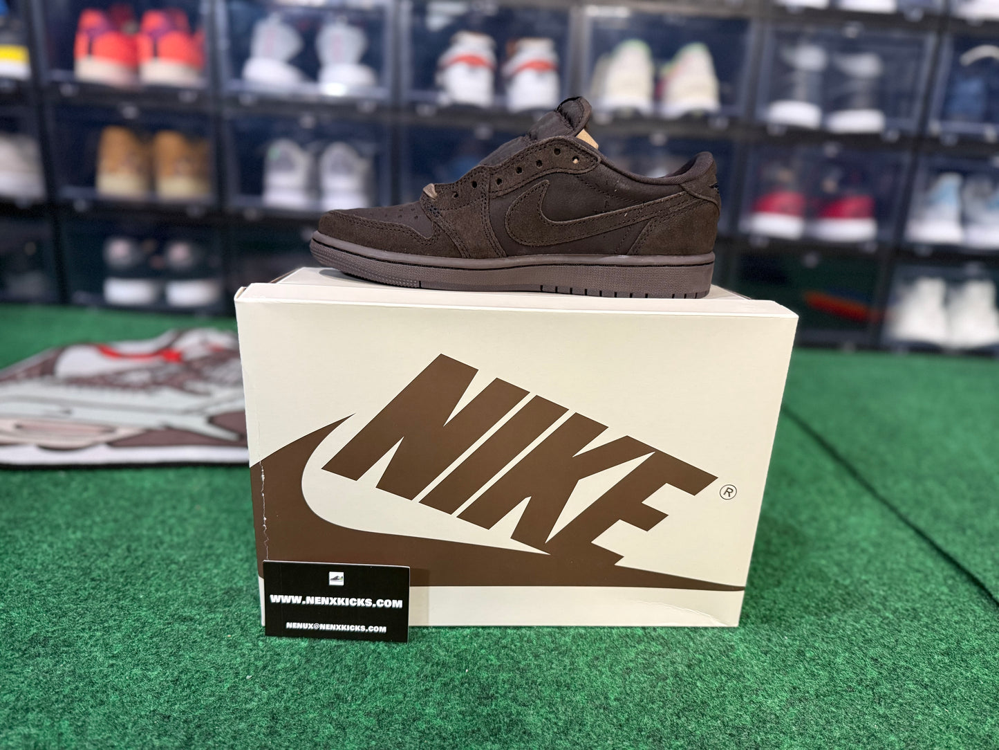 Jordan 1 Retro Low OG SP Travis Scott Velvet Brown
