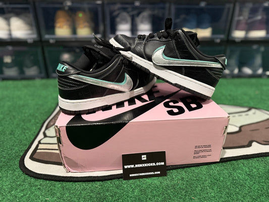 USED! Nike SB Dunk Low Diamond Supply Co. Black Diamond